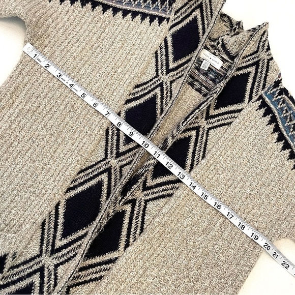 Lucky Brand Southwest Aztec pattern open cardigan XS - Picture 11 of 12